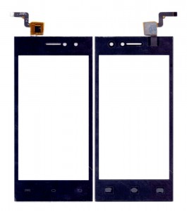 Touch Screen Digitizer For Lava A76 Plus Black By - Maxbhi Com
