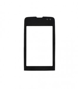 Replacement Front Glass For Nokia Asha 311 Black By - Maxbhi.com