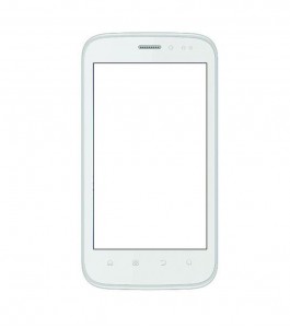 Replacement Front Glass For Intex Aqua Flash White By - Maxbhi.com