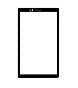 Replacement Front Glass For Micromax Canvas Tabby P469 Black By - Maxbhi.com