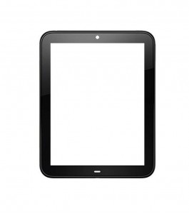 Replacement Front Glass For Hp Touchpad Black By - Maxbhi.com