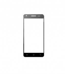 Replacement Front Glass For Celkon Millennia Octa510 Black By - Maxbhi.com