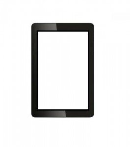 Replacement Front Glass For Huawei Mediapad S7301w Black By - Maxbhi.com