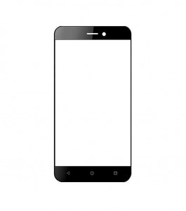 Replacement Front Glass For Yezz Andy 4e4 Grey By - Maxbhi.com