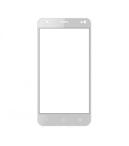 Replacement Front Glass For Aqua Mobile Jazz S1 White By - Maxbhi.com