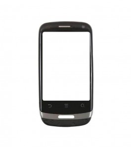 Replacement Front Glass For Huawei U8510 Ideos X3 Black By - Maxbhi.com