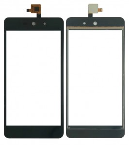 Touch Screen Digitizer For Micromax Canvas Selfie Lens Q345 Black By - Maxbhi Com