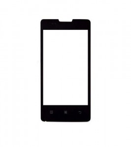 Replacement Front Glass For Lenovo A600e Black By - Maxbhi.com