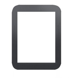 Replacement Front Glass For Barnes And Noble Simple Touch White By - Maxbhi.com