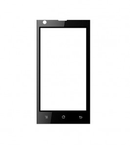 Replacement Front Glass For Videocon Infinium Z45 Nova Black By - Maxbhi.com