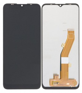 Lcd With Touch Screen For Nokia C21 Black By - Maxbhi Com