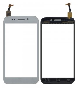 Touch Screen Digitizer For Micromax Canvas 4 A210 White By - Maxbhi Com