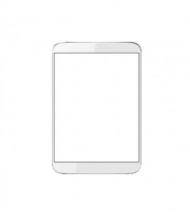 Replacement Front Glass For Blu Life View Tab White By - Maxbhi.com