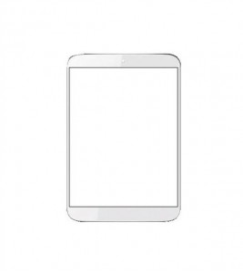 Replacement Front Glass For Blu Life View Tab White By - Maxbhi.com
