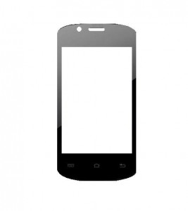 Replacement Front Glass For Zen Ultrafone 304 Black By - Maxbhi.com