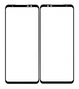 Replacement Front Glass For Asus Rog Phone 5 Pro Black By - Maxbhi Com