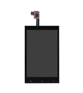 Lcd With Touch Screen For Lava Iris 404e White By - Maxbhi.com
