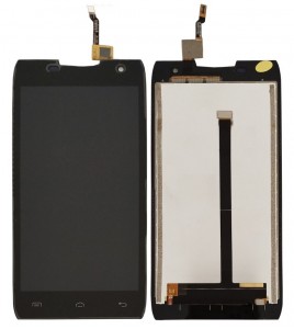 Lcd With Touch Screen For Doogee T5 Black By - Maxbhi Com
