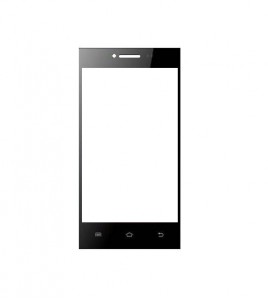 Replacement Front Glass For Trio T40 Black By - Maxbhi.com