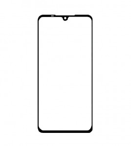 Replacement Front Glass For Lg V50s Thinq 5g Black By - Maxbhi Com
