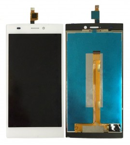Lcd With Touch Screen For Wiko Ridge 4g White By - Maxbhi Com