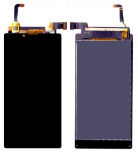 Lcd With Touch Screen For Micromax Canvas Amaze 4g Q491 Black By - Maxbhi Com