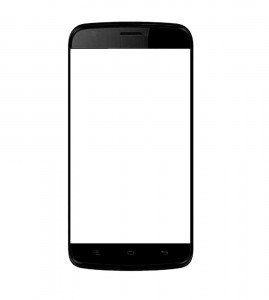 Replacement Front Glass For Celkon Millennia Q519 Plus Black By - Maxbhi.com