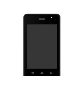 Lcd With Touch Screen For Karbonn A108 Black By - Maxbhi.com
