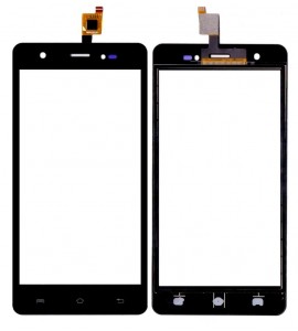 Touch Screen Digitizer For Lava P7 Black By - Maxbhi Com