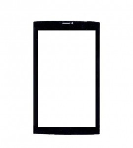 Replacement Front Glass For Micromax Canvas Tab P480 Black By - Maxbhi.com
