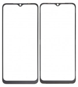 Replacement Front Glass For Xiaomi Redmi A1 Black By - Maxbhi Com