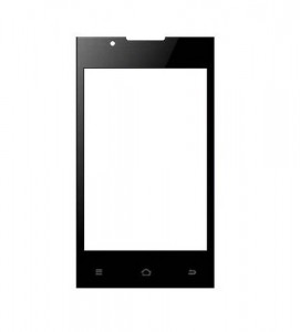 Replacement Front Glass For Videocon Infinium Zest Pro Black By - Maxbhi.com