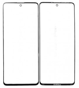 Replacement Front Glass For Samsung Galaxy M31s Black By - Maxbhi Com
