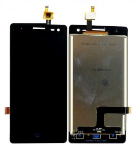 Lcd With Touch Screen For Zte Blade Q Pro Black By - Maxbhi Com