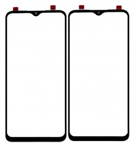 Replacement Front Glass For Realme Narzo 20 Black By - Maxbhi Com