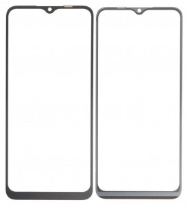 Replacement Front Glass For Realme C20 Black By - Maxbhi Com