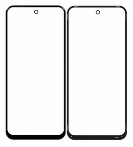 Replacement Front Glass For Xiaomi Mi 11x Pro Black By - Maxbhi Com