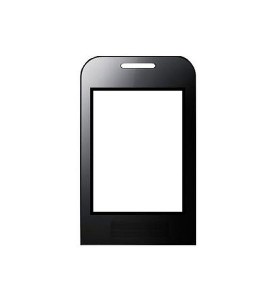 Replacement Front Glass For Samsung Chat C3500 White By - Maxbhi.com