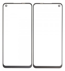 Replacement Front Glass For Oppo Reno 8 5g Black By - Maxbhi Com