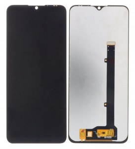 Lcd With Touch Screen For Zte Blade V30 Vita Black By - Maxbhi Com