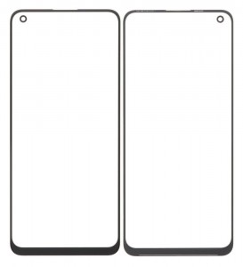 Replacement Front Glass For Realme 10 Black By - Maxbhi Com