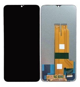 Lcd With Touch Screen For Realme V20 Black By - Maxbhi Com