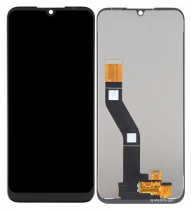 Lcd With Touch Screen For Nokia C200 Black By - Maxbhi Com