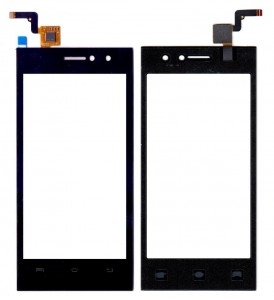 Touch Screen Digitizer For Lava A76 Black By - Maxbhi Com