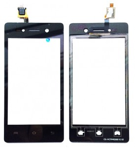 Touch Screen Digitizer For Lava Iris 510 Black By - Maxbhi Com