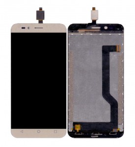 Lcd With Touch Screen For Intex Aqua Trend Champagne By - Maxbhi Com