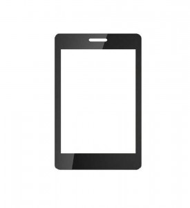 Replacement Front Glass For Panasonic Gd31 Black By - Maxbhi.com