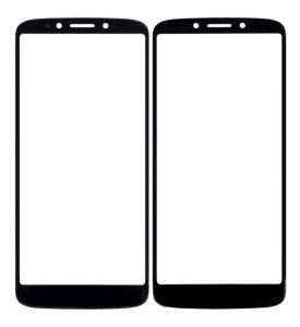 Replacement Front Glass For Moto G6 Play Black By - Maxbhi Com