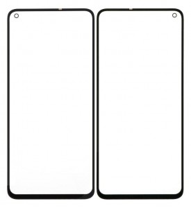Replacement Front Glass For Xiaomi Mi 10t Black By - Maxbhi Com