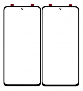 Replacement Front Glass For Xiaomi Redmi Note 10 Black By - Maxbhi Com